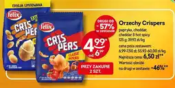 Żabka Orzechy Crispers papryka, cheddar, cheddar & hot spicy Felix oferta
