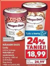 Kaufland Lody peanut butter crunchy Haagen-Dazs oferta