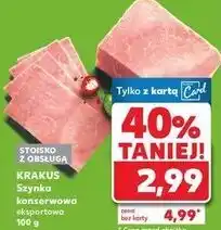 Kaufland Szynka konserwowa eksportowa Krakus Animex oferta
