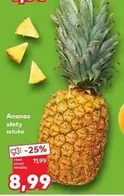 Kaufland Ananas złoty oferta