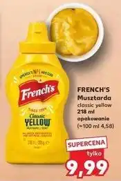Kaufland Musztarda classic yellow French's oferta