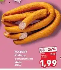 Kaufland Kiełbasa podwawelska Mazury Ełk oferta