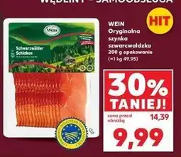 Kaufland Szynka szwarzwaldzka Wein oferta