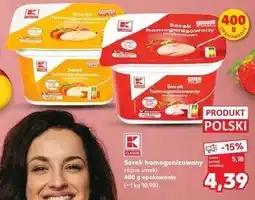 Kaufland Serek truskawkowy K-Classic oferta