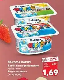Kaufland Serek truskawka Bakoma Bakuś Puszysty oferta