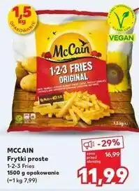 Kaufland Frytki original Mccain 1-2-3 oferta