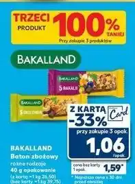 Kaufland Baton 5 orzechów Bakalland Ba! oferta