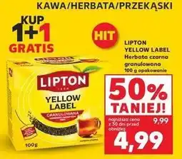 Kaufland Herbata granulowana Lipton Yellow Label Tea oferta
