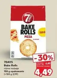 Kaufland Bake rolls pizza 7 Days Rolls oferta
