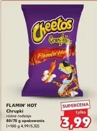 Kaufland Chrupki flamin hot crunchy Cheetos oferta