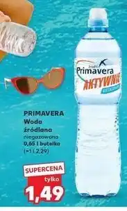 Kaufland Woda niegazowana aktywnie Primavera oferta