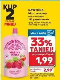 Kaufland Mus maliny jabłka Dawtona oferta