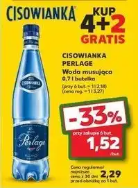 Kaufland Woda musująca Cisowianka Perlage oferta