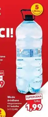 Kaufland Woda niegazowana K-Classic oferta