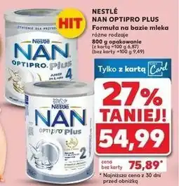 Kaufland Mleko 4 Nestle Nan Optipro Plus oferta