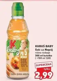 Kaufland Sok jabłko-banan-marchew Kubuś Baby oferta