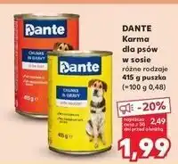 Kaufland Karma dla psów kurczak Dante oferta
