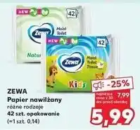 Kaufland Papier toaletowy nawilżany Zewa Kids oferta