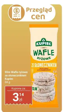 Biedronka Wafle ryżowe ze słonecznikiem Kupiec oferta
