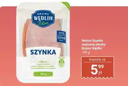 Biedronka Szynka wędzona - plastry Kraina Wędlin Nature oferta