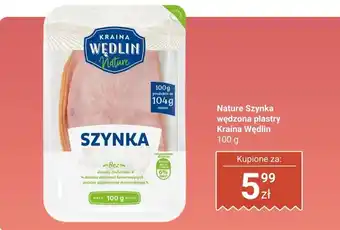 Biedronka Szynka wędzona - plastry Kraina Wędlin Nature oferta