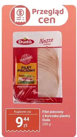 Biedronka Filet pieczony z kurczaka - plastry Duda oferta