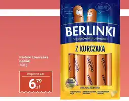 Biedronka Parówki z kurczaka Berlinki Morliny oferta