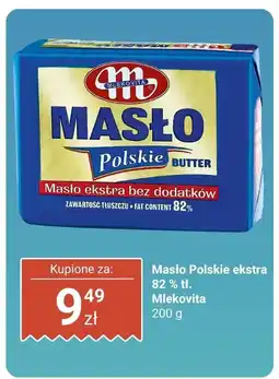 Biedronka Masło Polskie ekstra 82% tł. - kostka 200 g Mlekovita oferta