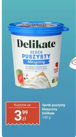 Biedronka Serek puszysty klasyczny Delikate oferta