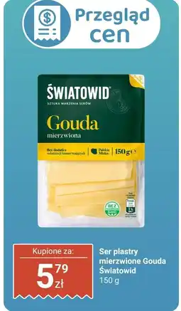 Biedronka Ser Gouda - plastry mierzwione Światowid oferta
