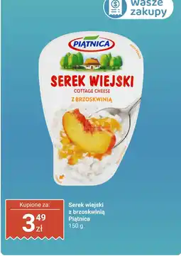Biedronka Serek wiejski z brzoskwinią Piątnica oferta