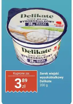 Biedronka Serek wiejski wysokobiałkowy Delikate oferta