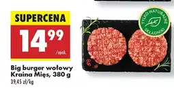 Biedronka Big burger wołowy Kraina Mięs oferta