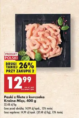 Biedronka Paski z fileta z kurczaka Kraina Mięs oferta