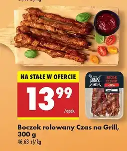 Biedronka Boczek rolowany Czas na Grill oferta