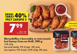 Biedronka Skrzydełka z kurczaka w marynacie hot honey Czas na Grill oferta