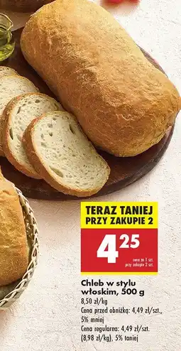 Biedronka Chleb w stylu włoskim Biedronka oferta