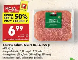 Biedronka Zestaw salami Gusto Bello oferta