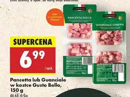 Biedronka Pancetta lub guanciale w kostce Gusto Bello oferta