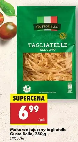 Biedronka Makaron jajeczny tagliatelle Gusto Bello oferta