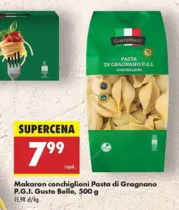 Biedronka Makaron conchiglioni Pasta di Gragnano P.G.I Gusto Bello oferta