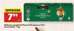 Biedronka Makaron spaghetti Pasta di Gragnano P.G.I Gusto Bello oferta