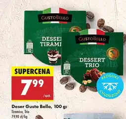 Biedronka Deser Gusto Bello Trio oferta
