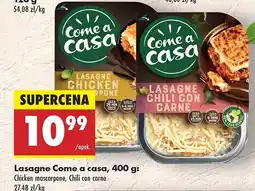 Biedronka Danie gotowe lasagne Come a casa Chili con carne oferta