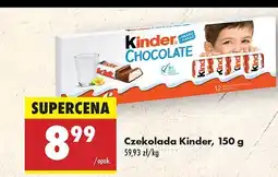 Biedronka Czekolada Kinder oferta