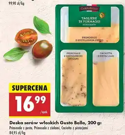 Biedronka Deska serów włoskich Gusto Bello oferta