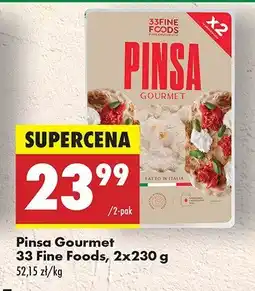 Biedronka Pizza Pinsa Gourmet 33 Fine Foods oferta