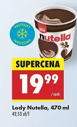 Biedronka Lody Nutella oferta