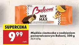 Biedronka Ciasteczka Mix Max z nadzieniem pomarańczowym Balconi oferta