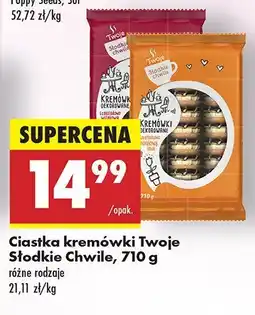 Biedronka Ciastka kremówki Twoje Słodkie Chwile różne rodzaje oferta